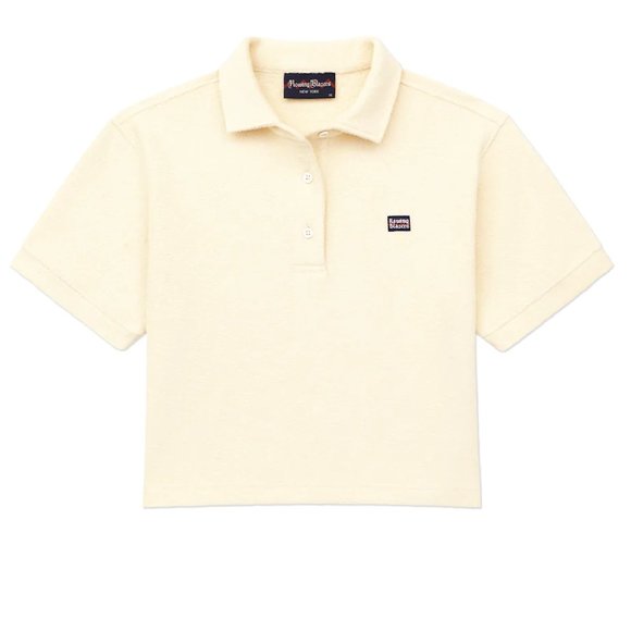 NWT Rowing Blazers Cropped Terry Cloth Polo - Picture 1 of 5